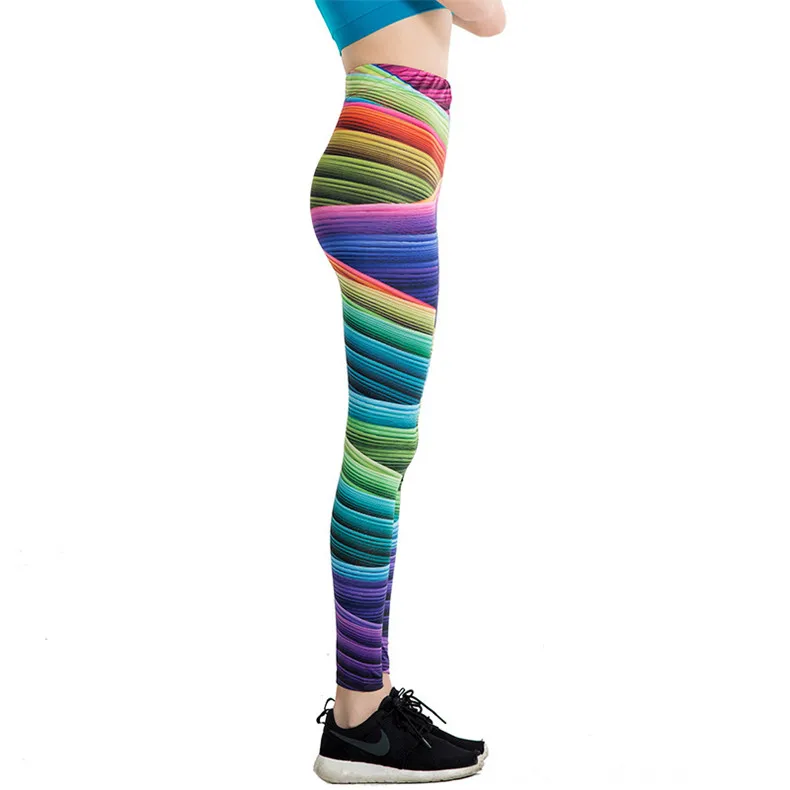 Cartoon Print Sport Leggings Yoga Pants Push Up 3d Graffiti Women Fitness Sports Tights High Waist Workout Yoga Leggings UMLIFE (8)
