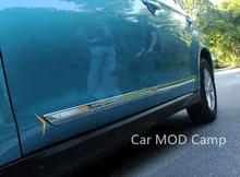 Для Peugeot 4008 2012 2013 2014 2015 2016 ABS Chrome внешние кузова молдинг крышка планки 4 шт. стайлинга автомобилей аксессуары!
