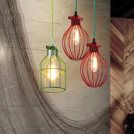 

Simple Loft Style Iron Droplight Industrial Vintage Pendant Light Fixtures For Dining Room Edison Hanging Lamp Indoor Lighting