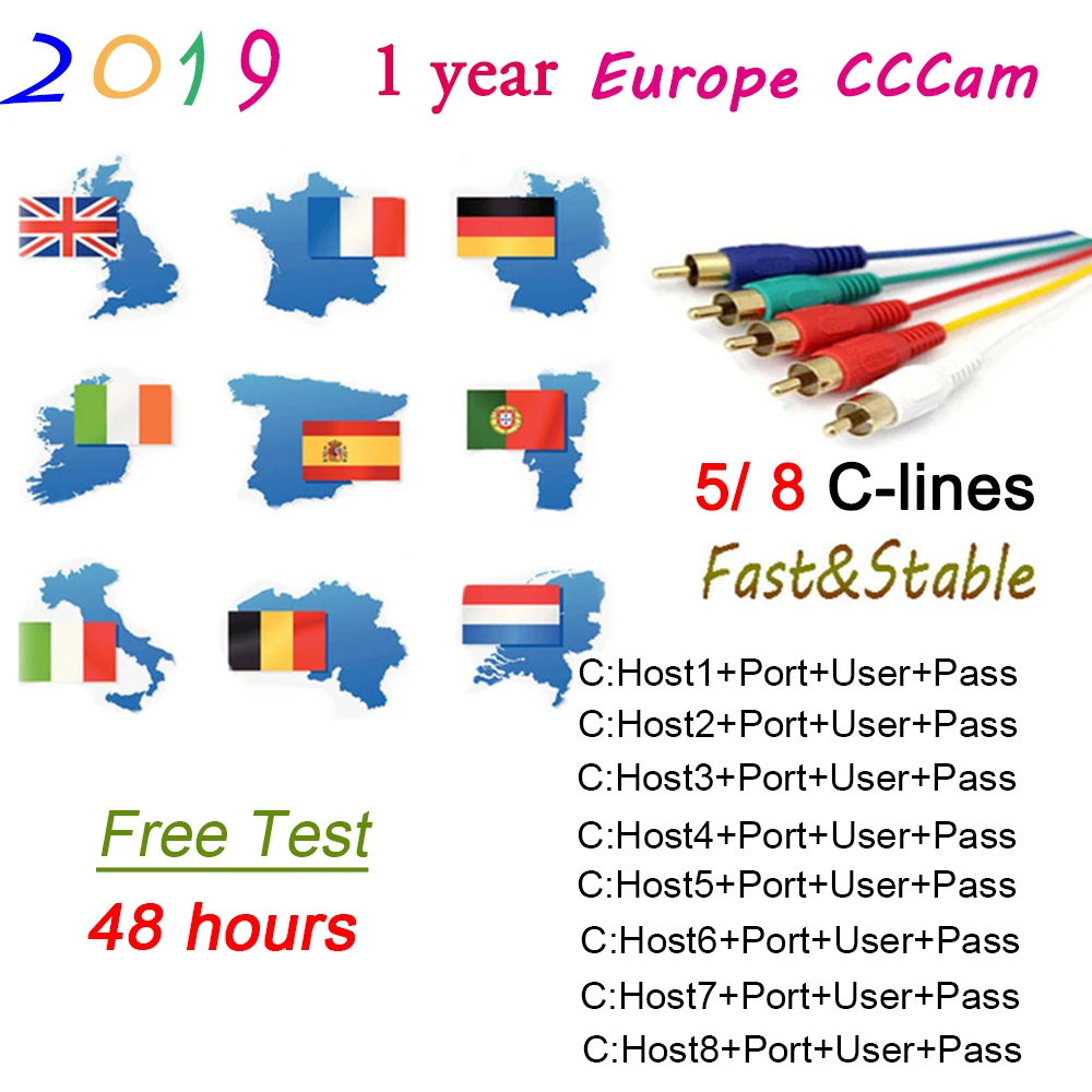 

clines cccam spain portugal poland germany server box tv lineas cccam cline for 1 year europe oscam germany lineas ccam