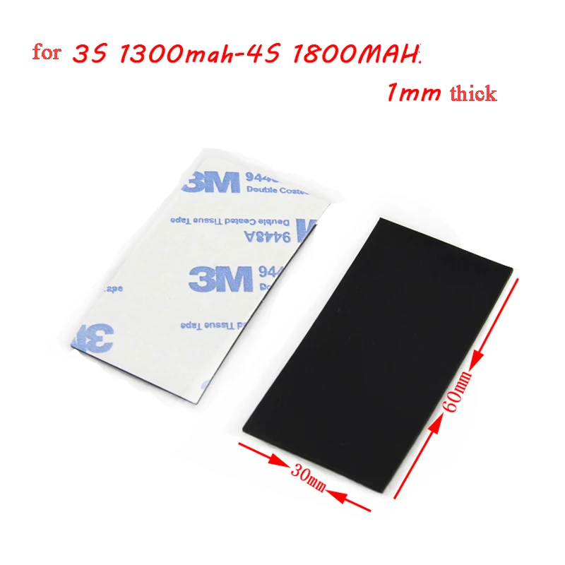 10 шт. 10*22 мм 10*30 30*60 3 м силиконовый Аккумуляторный мат Lipo Pad Противоскользящий