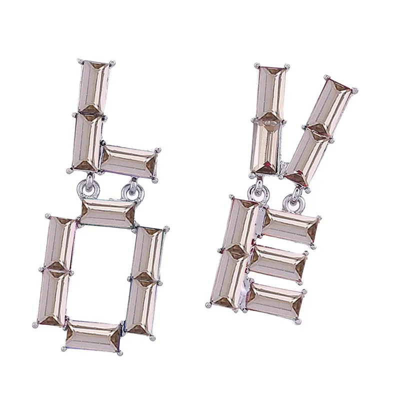 boho drop earrings love dangle earrings statement long pendant earrings oorbellen women fashion Jewelry  (2)
