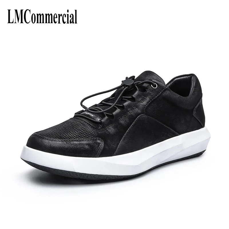 

male winter shoes retro trend of Korean young men all-match leather shoes men breathable sneaker fashion casual shoes, Leisure