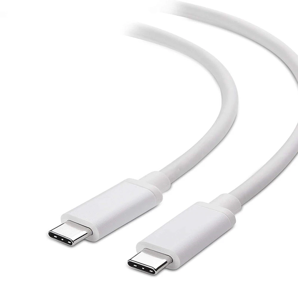 5A 87W USB Type C to Type C PD Cable for Redmi K20 Note 7 Pro Fast Charge Type-C Cable for MacBook Pro Samsung Huawei USB-C Wire - Цвет: Белый