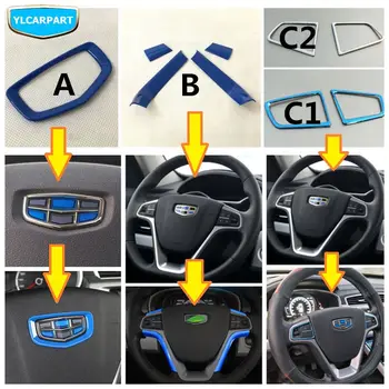 

For Geely Atlas,Boyue,NL3,SUV,Proton X70,Emgrand X7 Sports,Car steering wheel sticker