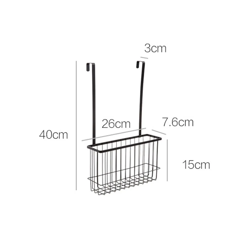 Прочная подвесная корзина для хранения на дверь шкафа, органайзер, поддержка кухонных инструментов, полки для хранения