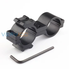 " 25,4 мм прицел двойное кольцо Крепление для винтовки фонарик с боковой рейкой