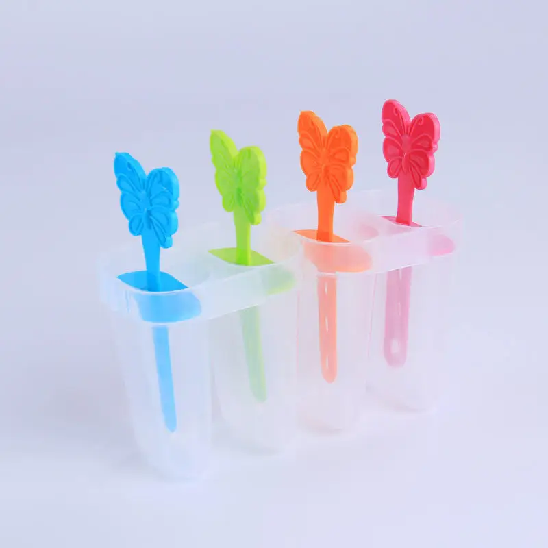 

DoreenBeads 1 Set Food Grade PP Ice Mold Tray Popsicle Freezing Box Rabbit Butterfly Pattern Summer Party Kitchen DIY Supply