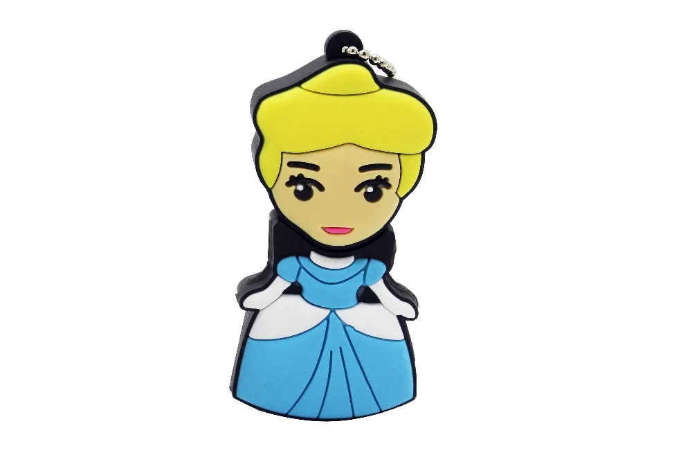 Модель с милой принцессой из мультфильма KING SARAS, usb флеш-накопитель 2,0, 4 ГБ, 8 ГБ, 16 ГБ, 32 ГБ, 64 ГБ, милый подарок