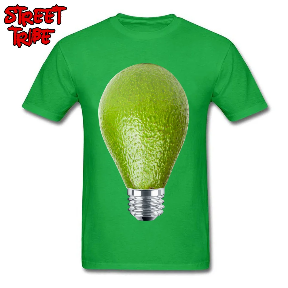 bulp avocado Round Collar Tshirts Mother Day Tees Short Sleeve New Coming Cotton Birthday Tee-Shirts comfortable Men bulp avocado green