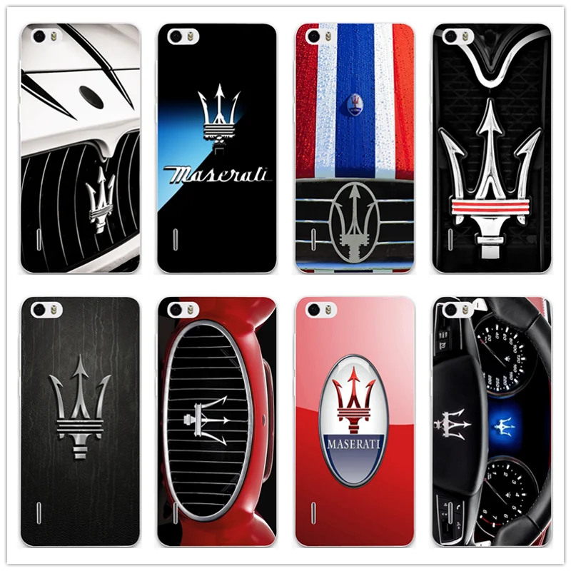 

Maserati Car Logo Cover for Huawei P8 P9 P10 P20 Mate 10 Pro Y5 Y6 II Y7 Honor 6X 7X 9 Lite Silicone Soft TPU Phone Cases Bag