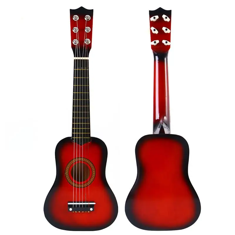 Красочные нейлоновые 6 струны укулеле мини гитара музыкальный инструмент для детей подарок 21 дюймов сопрано укулеле липа акустическая игрушка