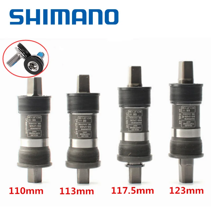 

SHIMANO Deore BB-UN26 Bottom Bracket 68-110/113/117.5/123mm xt SLX MTB Bicycle Hollowtech Mountain bike accessories parts