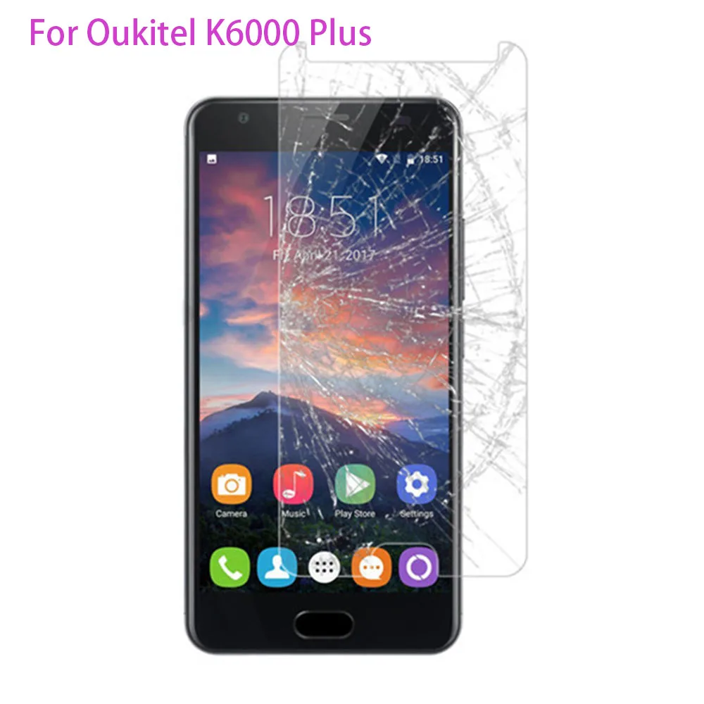 2 шт. закаленное стекло Naxtop 2.5D для Oukitel K10000 Pro / K6000 Plus K4000 K4000|Защитные стёкла и