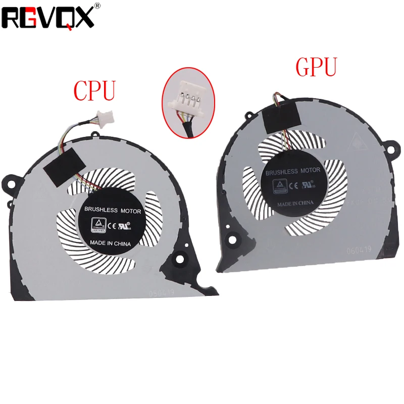 

NEW ORIGINAL CPU GPU COOLING FAN FOR Dell Inspiron G7 15-7000 7577 7588 G5-5587 P72F Cooler Fan 2JJCP FJQS DC5V 0.5A FJQT