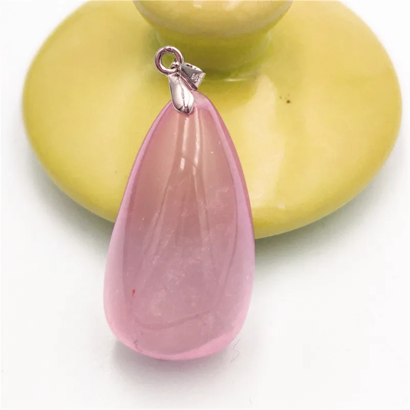 Rose Quartz Pendant Clear Mozambique (2)