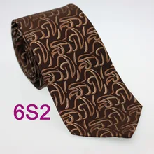Coachella Мужские галстуки чистый Шелковый Галстук коричневый с кофе Пейсли тканый галстук в деловом стиле для платья рубашки свадьбы