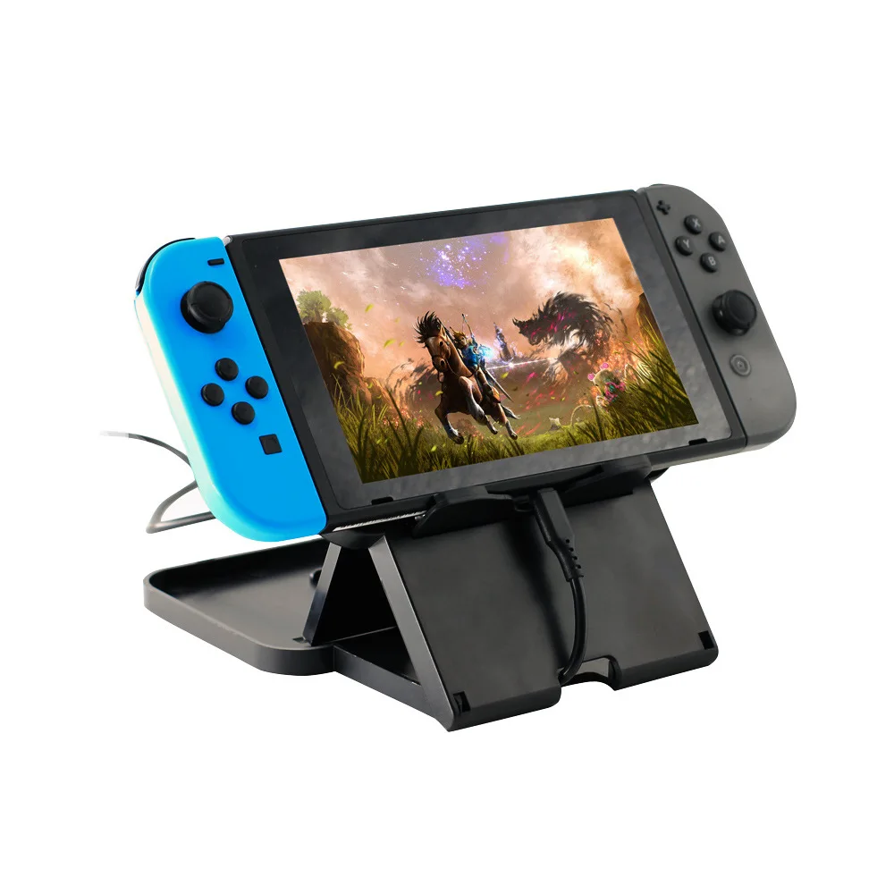 

Sanchow Anti-Slip Compact Playstand for Nintend Switch NS Console Multi-angle Adjustable Stand Holder Dock Game Accessories