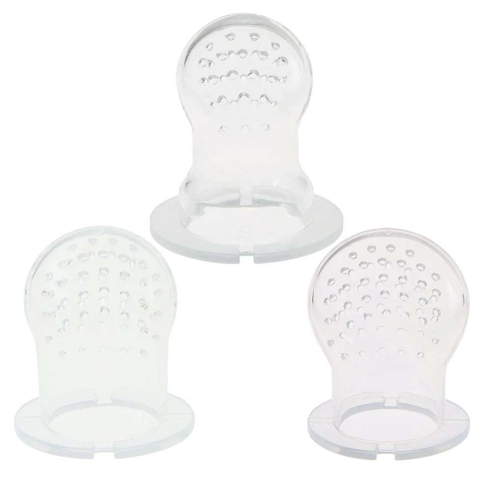 

Baby Pacifier Chew Bag Safe Fruits and Vegetables Silica Gel Filter Food Supplement Chew Bag For Pacifier S M L