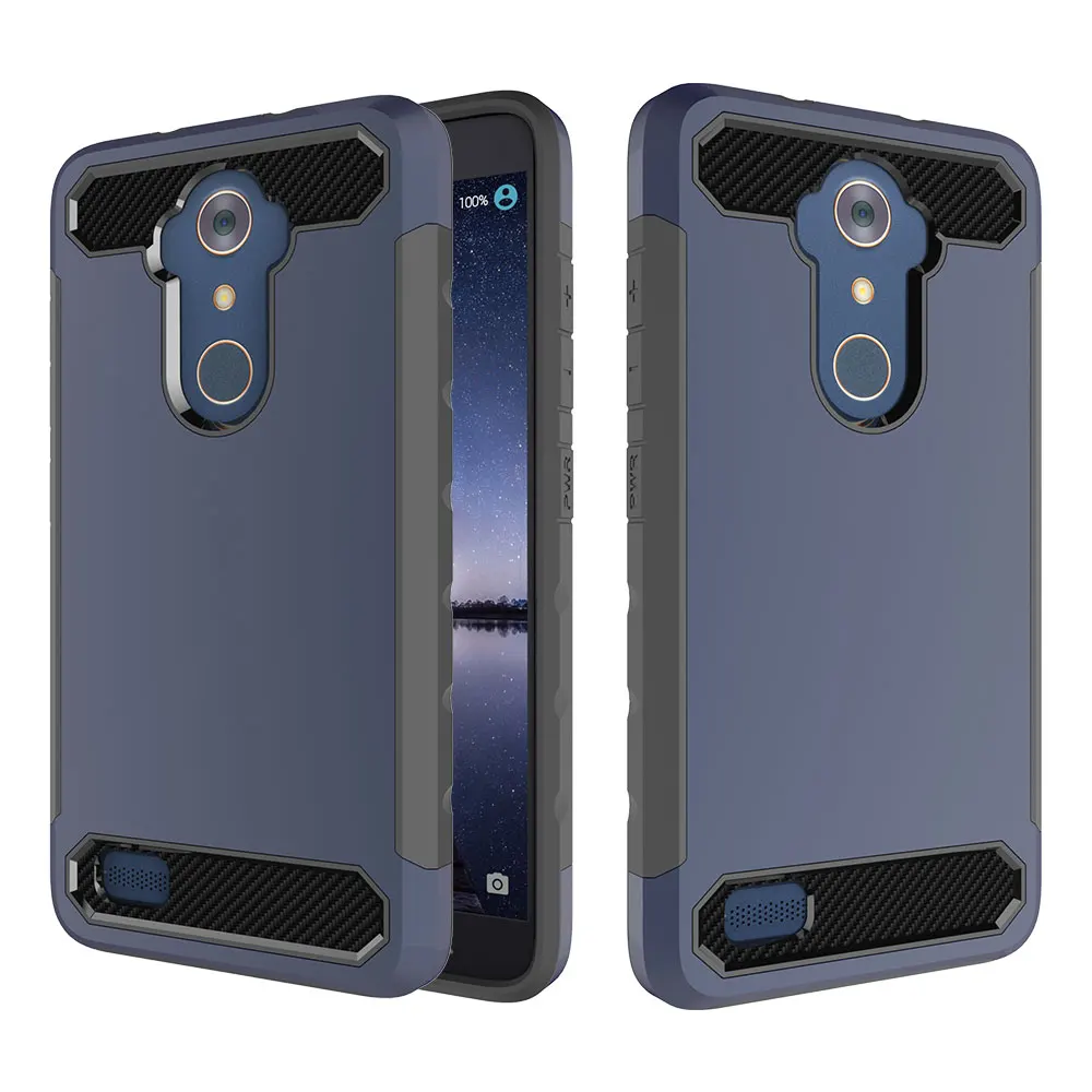 

Case For ZTE Z981 Silicone TPU + PC Heavy Duty Armor Shockproof Case For ZTE Z981 Zmax Pro 6.0 inch