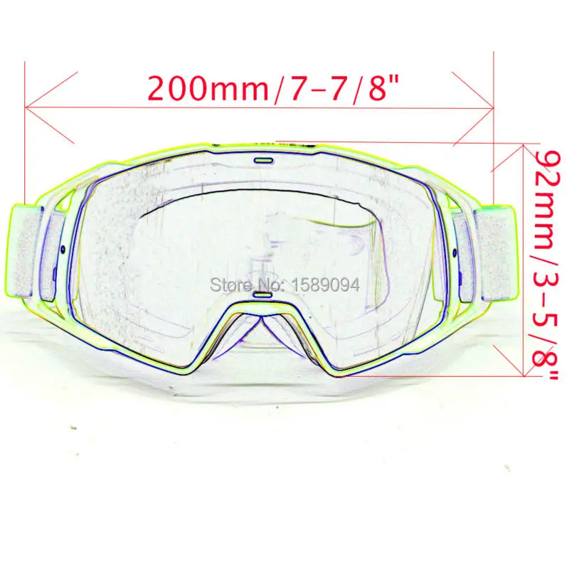 Новые очки, тонированные от ультрафиолетовых лучей в полоску мотоцикл очки Мотокросс Велосипед Беговые гибкие очки снег лыжный Lunette