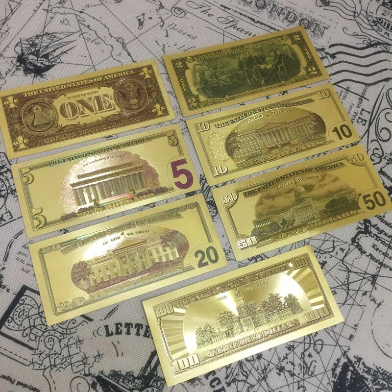 US Gold banknote