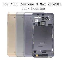 Корпус для Asus Zenfone 3 Max zc520tl задняя крышка Батарея двери Замена+ Инструменты