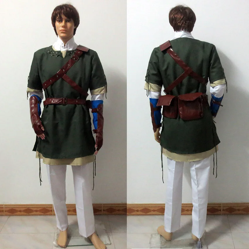 

Custom Made The legend of Zelda Hero Link Cosplay Costume Tailor made Any Size