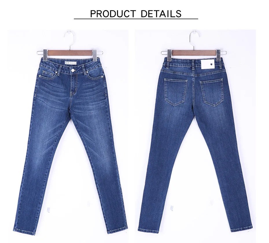 Женские узкие джинсы LEIJIJEANS, повседневные синие джинсы скинни со средней посадкой, полной длины, с эффектом потертости "усы", большие размеры, весна