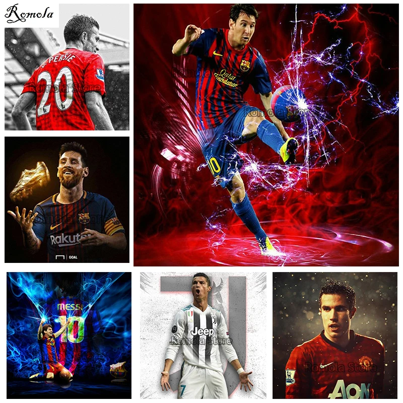 

Famous Soccer / Football Player diamond painting diamond embroidery 5D DIY full square / round drill wall stickers cross stitch