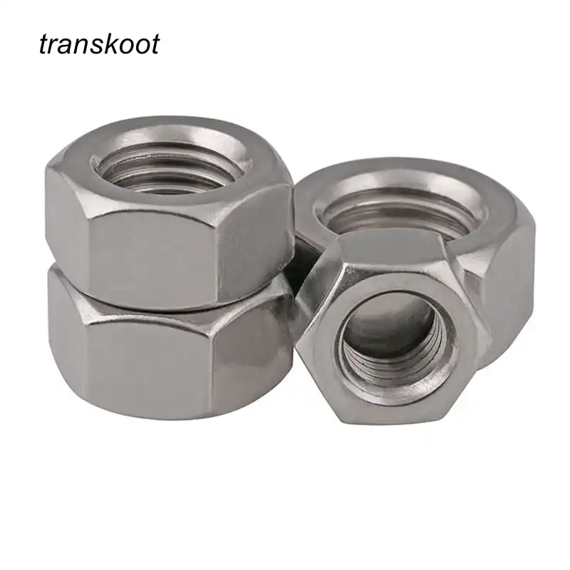 M2 Ladieshow Din934 M2-M5 Tuercas hexagonales hexagonales de rosca m/étrica de acero al carbono galvanizado negro 100 piezas