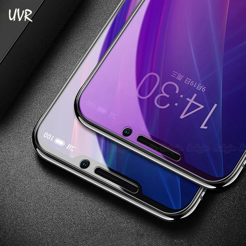 

UVR For Meizu X8 V8 E3 Glass 2.5D Full Cover Anti-blue Tempered Glass For Meizu E2 E U10 U20 A5 Anti Blue Screen Protector Film