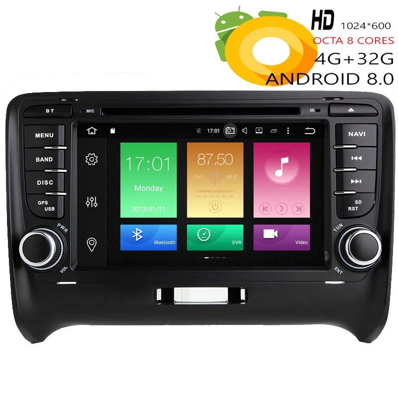 Perfect HIRIOT 7 IPS Car Android 8.0 DVD GPS Player For AUDI TT 2006-2012 Octa 8 Core 4G RAM 32G ROM 16G Map Radio Map Wifi Mirror Link 0 Perfect HIRIOT 7 IPS Car Android 8.0 DVD GPS Player For AUDI TT 2006-2012 Octa 8 Core 4G RAM 32G ROM 16G Map Radio Map Wifi Mirror Link 0