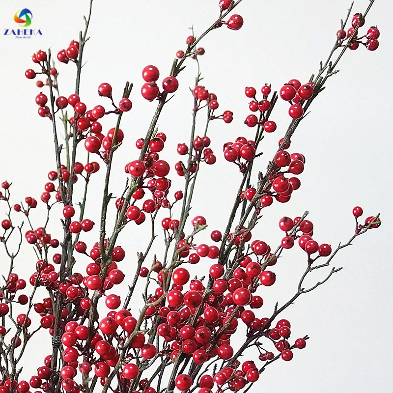 3 colors Artificial Plants Branches and fruits Beautiful Bonsai like