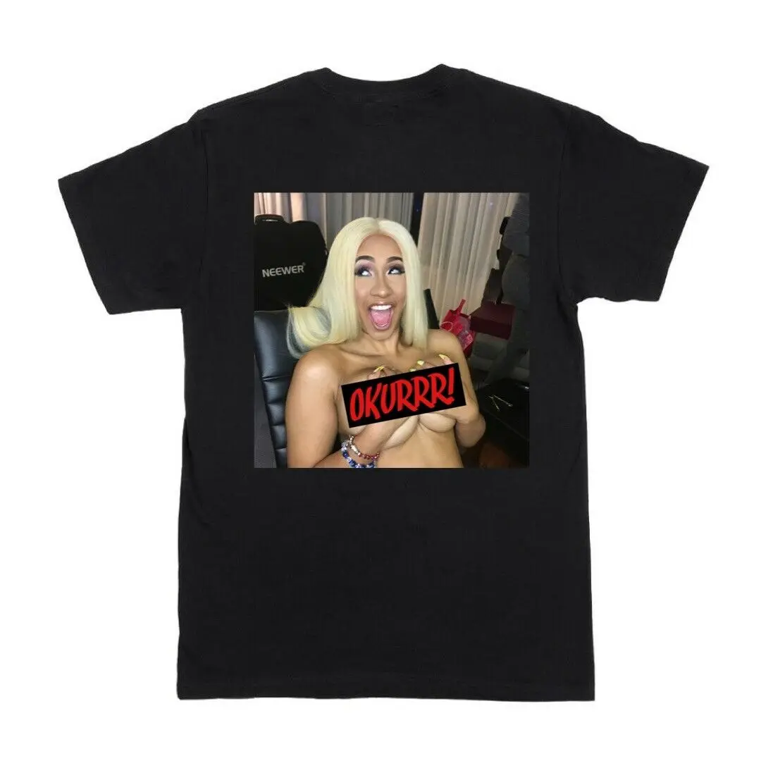 

Cardi B T Shirt Bodak Yellow Migos Offset Summer Short Sleeve Shirts Tops S~3Xl Big Size Cotton Tees Free Shipping