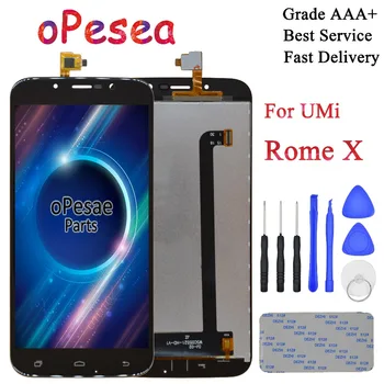

oPesea 5.5'' For UMI Rome X Full LCD Display Panel Touch Screen Digitizer Glass Sensor Assembly Replacement Parts