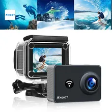 XTGP436 4K WiFi экшн Камера 2,4 г 30fps дистанционного Управление 1080P 14MP спортивные Камера 2 дюймов ЖК-дисплей Дисплей с водонепроницаемым чехлом и возможностью погружения на глубину до 30 м Дайвинг на открытом воздухе