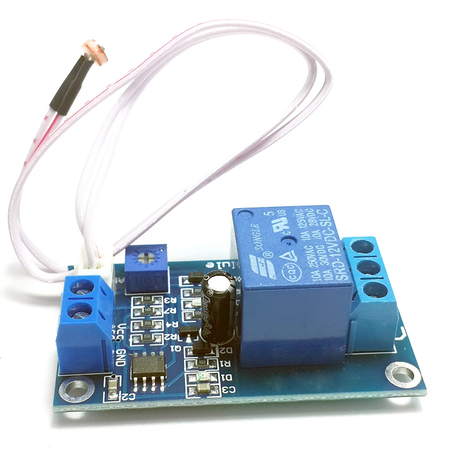 

Brightness Switch Module Light Control Switch Photosensitive Relay Module Detection Sensor