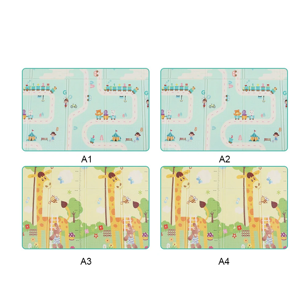 Infant Baby Foldable Play Double sided Mat Thickened Puzzle Children s Mat Baby Climbing Pad Kids 2