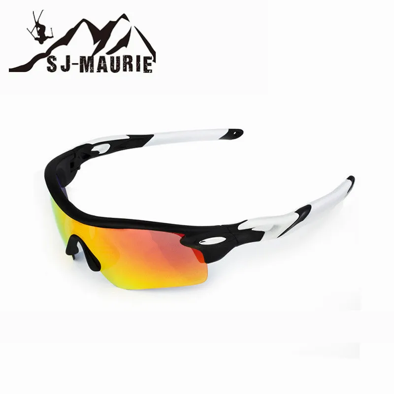 5 في 1 بولارويد تزلج نظارات الدراجات نظارات الجليد الشمسية خوذة تزلج قناع سريع موتو الدراجة القيادة الصيد الصيد نظارات