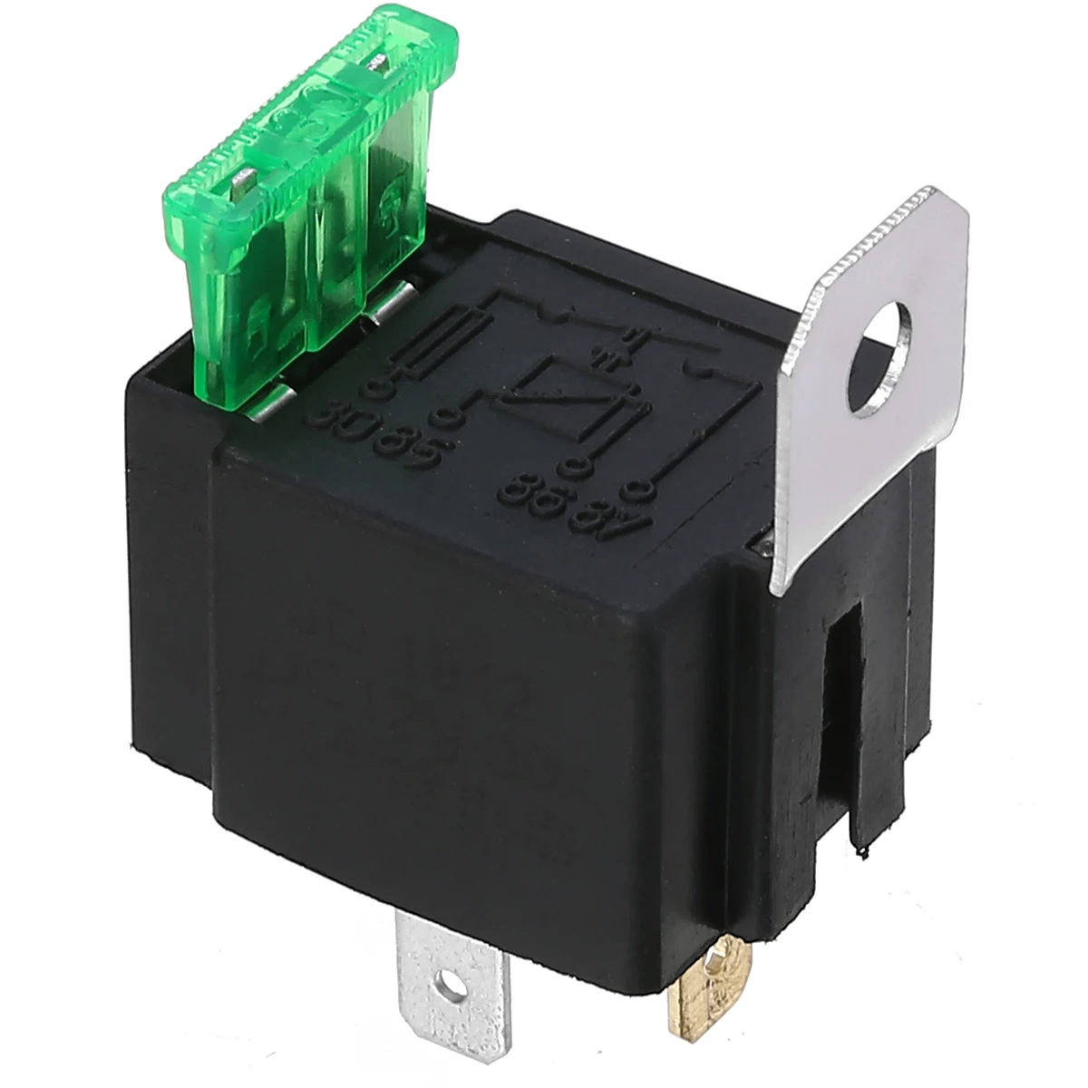 Car Switch Parts 1pc 12V Relay 4 PIN Automotive 30AMP RY28 Normally Open Contact+30A Fuse