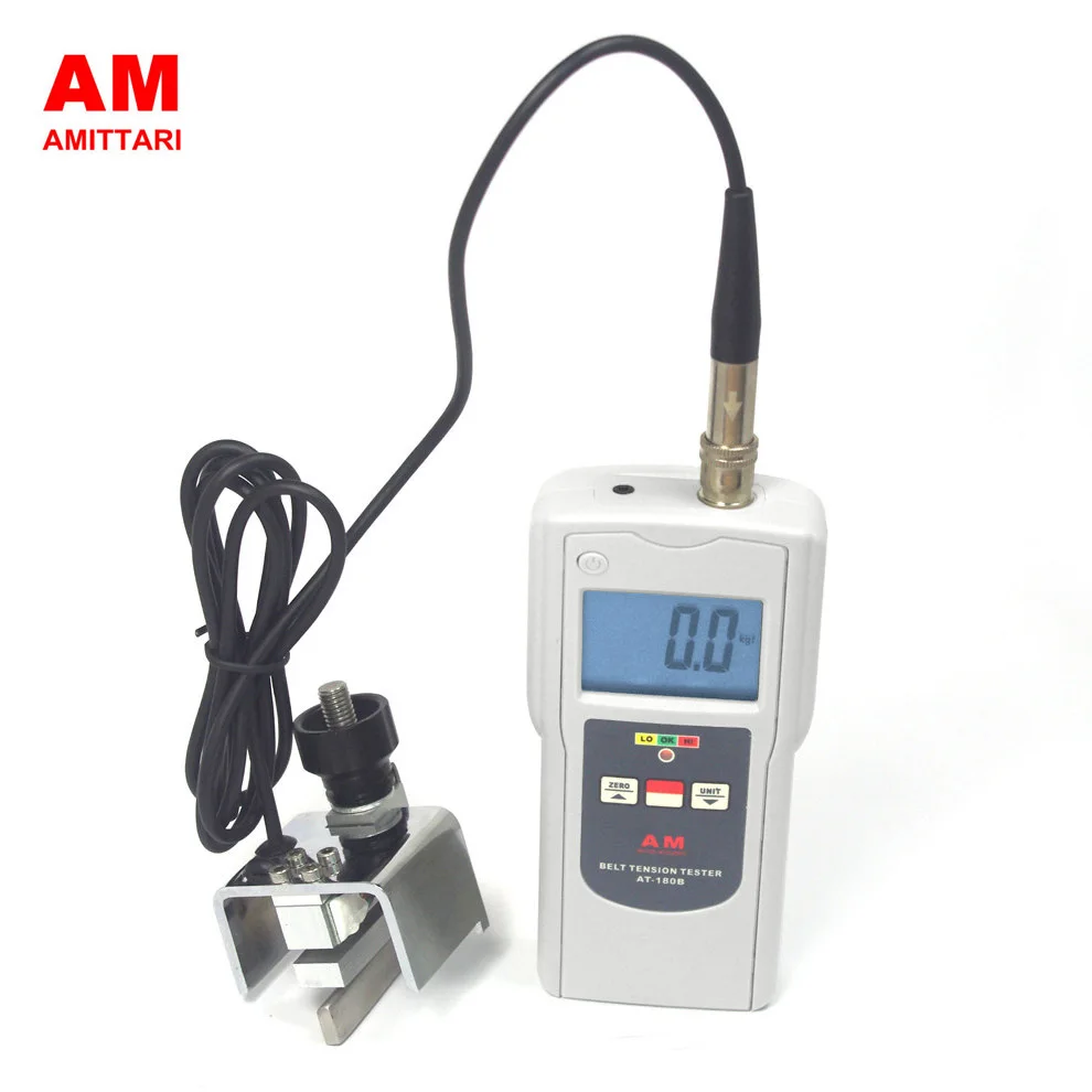 

Genuine Brand AMITTARI Intelligent Digital Belt Tension Meter Tester Gauge ribbon filamentous linear reticular wide objects
