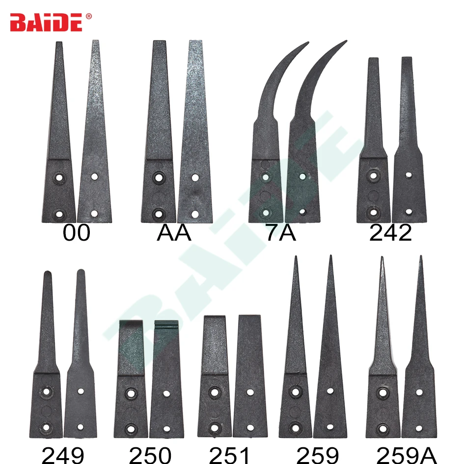 DIY инструменты антистатические пинцеты пластиковая головка ESD-00, AA, 7A, 242249250251259, 259A прецизионные щипцы 1000 компл./лот