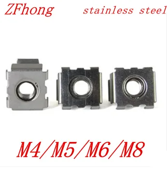 

50PCS M4 M5 M6 M8 stianless steel Cage Nuts, Captive Nuts, Server Rack Mount Nuts