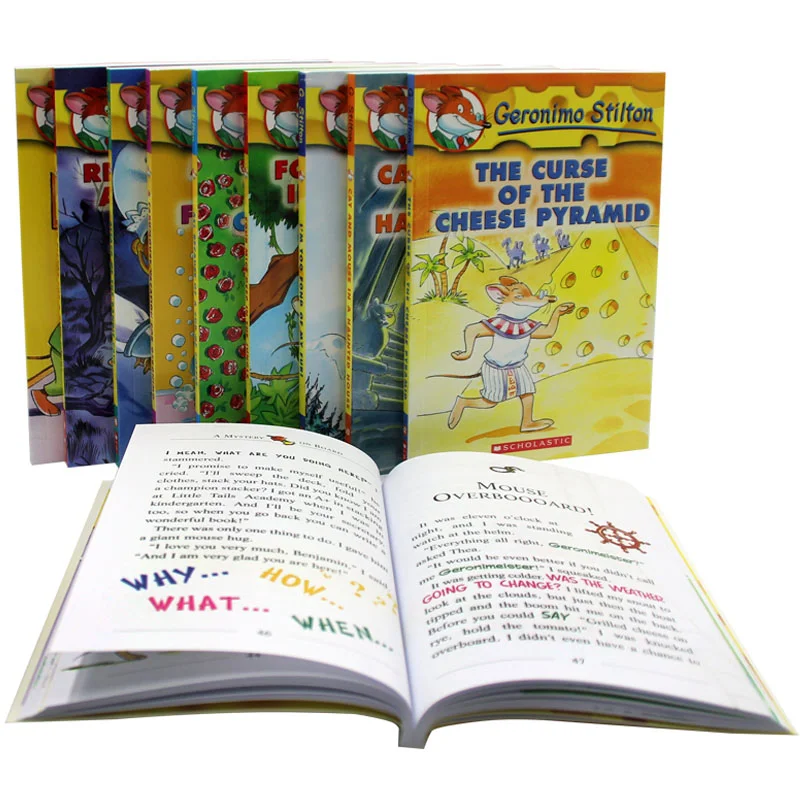10本geronimo Stilton 1 10英語子供usaオリジナルカラー画像冒険小説マンガコミック絵本年齢5とアップ Literature Fiction Aliexpress 10本geronimo Stilton 1 10英語子供usaオリジナルカラー画像冒険小説マンガコミック絵本年齢5とアップ Literature Fiction Aliexpress