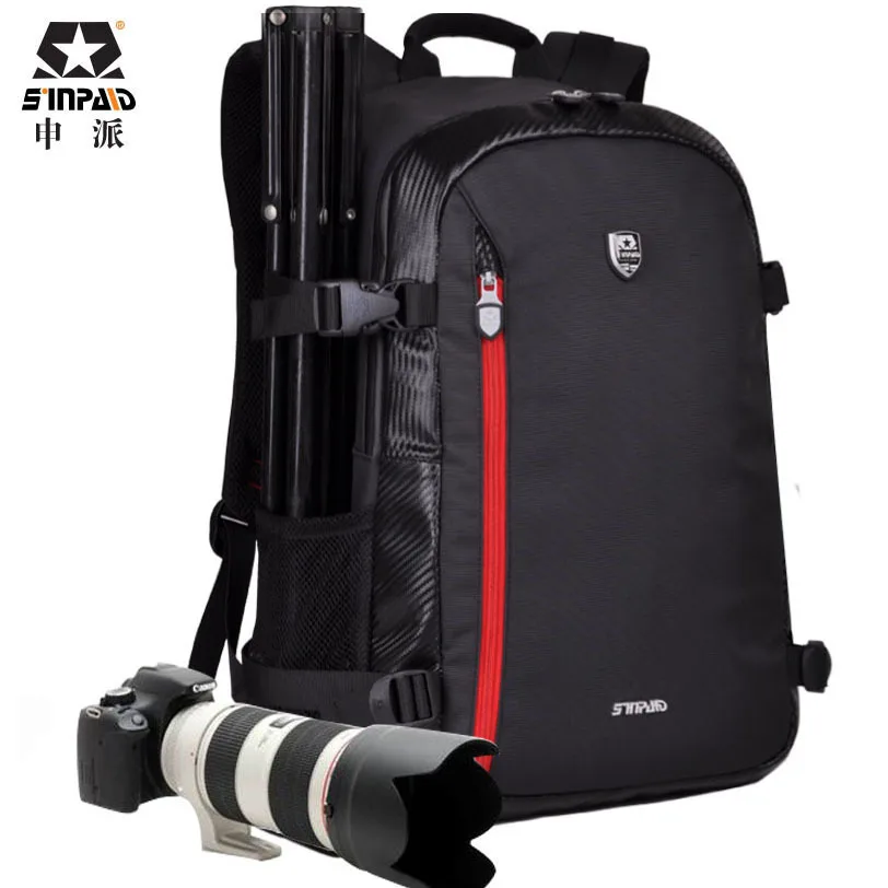 

New products 2016 black laptop camera back pack bag Waterproof travel hiking camera backpack bags CD50