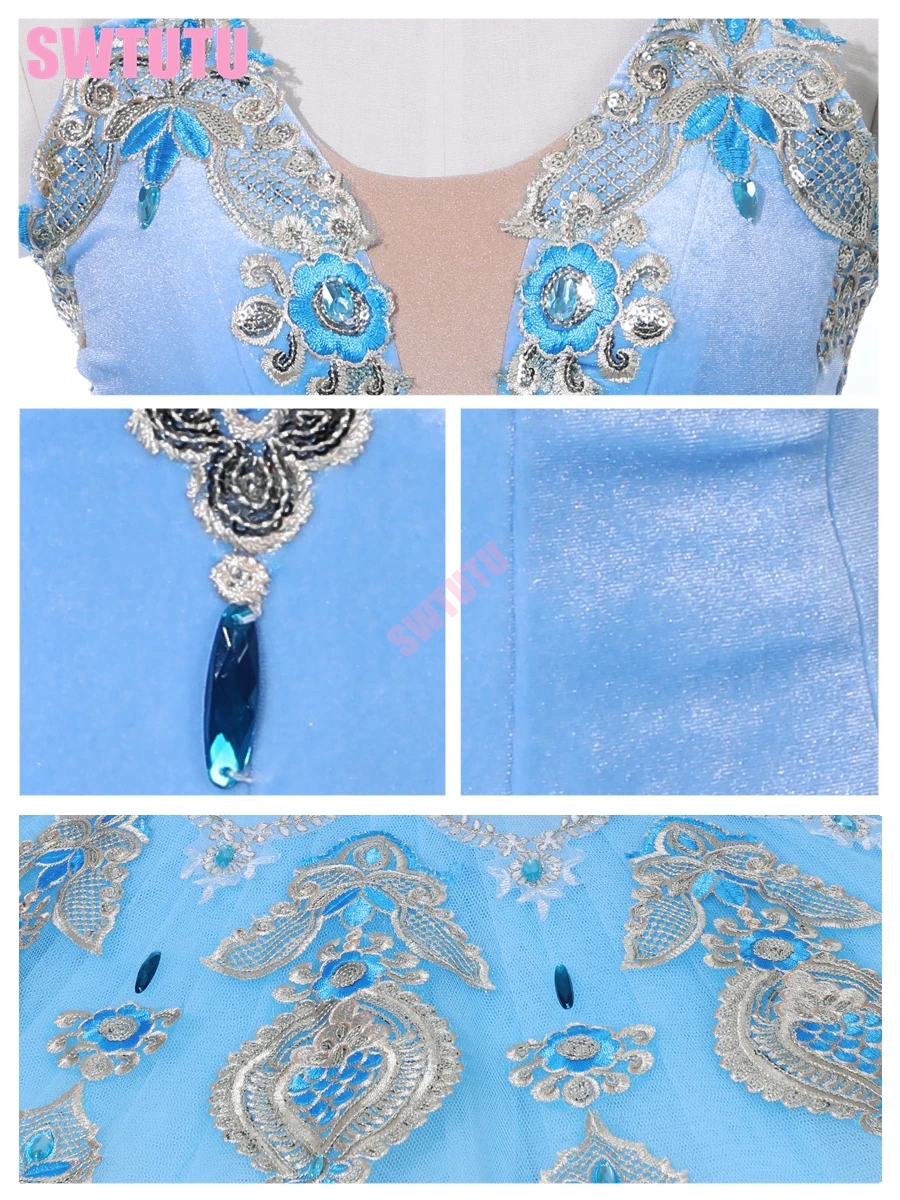 Newest girls sleeping beauty professional ballet tutu dress women Bluebird Nutcracker ballet costume Tutu for adult  BT9197