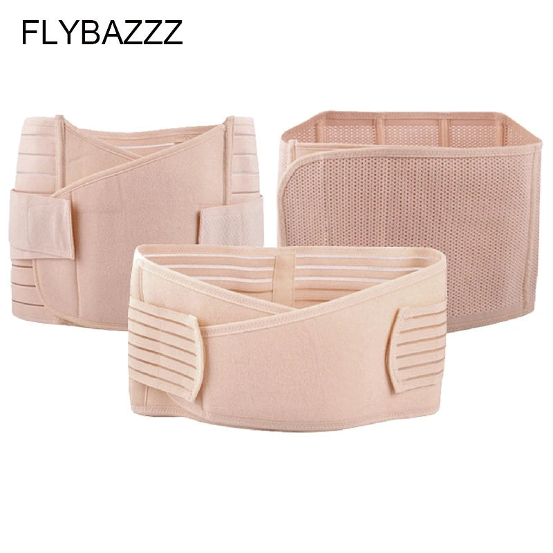 

FLYBAZZZ New Hot Three-piece Set Slimming Belt Sports Bodybuilding Waist Abdomen Adjust Support Protection Postpartum Recovery