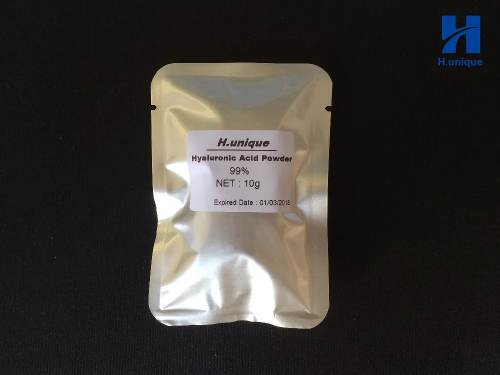 

10g 99% Cosmetic Hyaluronic Acid Powder Pure Hyaluronan Skin Anti Aging Wrinkle Joint Serum