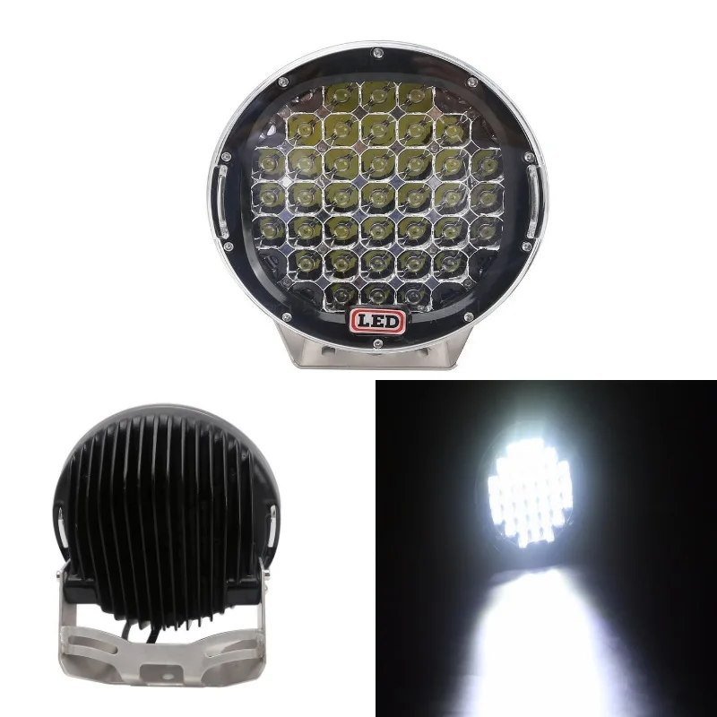 

9inch 185W Round LED Work Light 12V 24V Driving Off-Road Light Long Lifespan for Truck Car ATV SUV Jeep Boat ATV